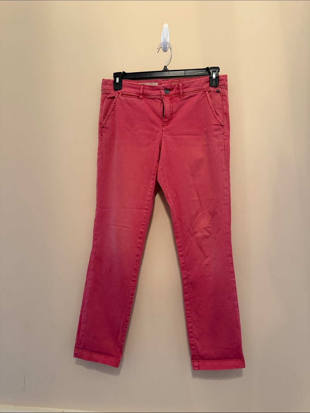 Anthropologie Pilcro Washed Red/Pink Chino‎ Pants Size 28